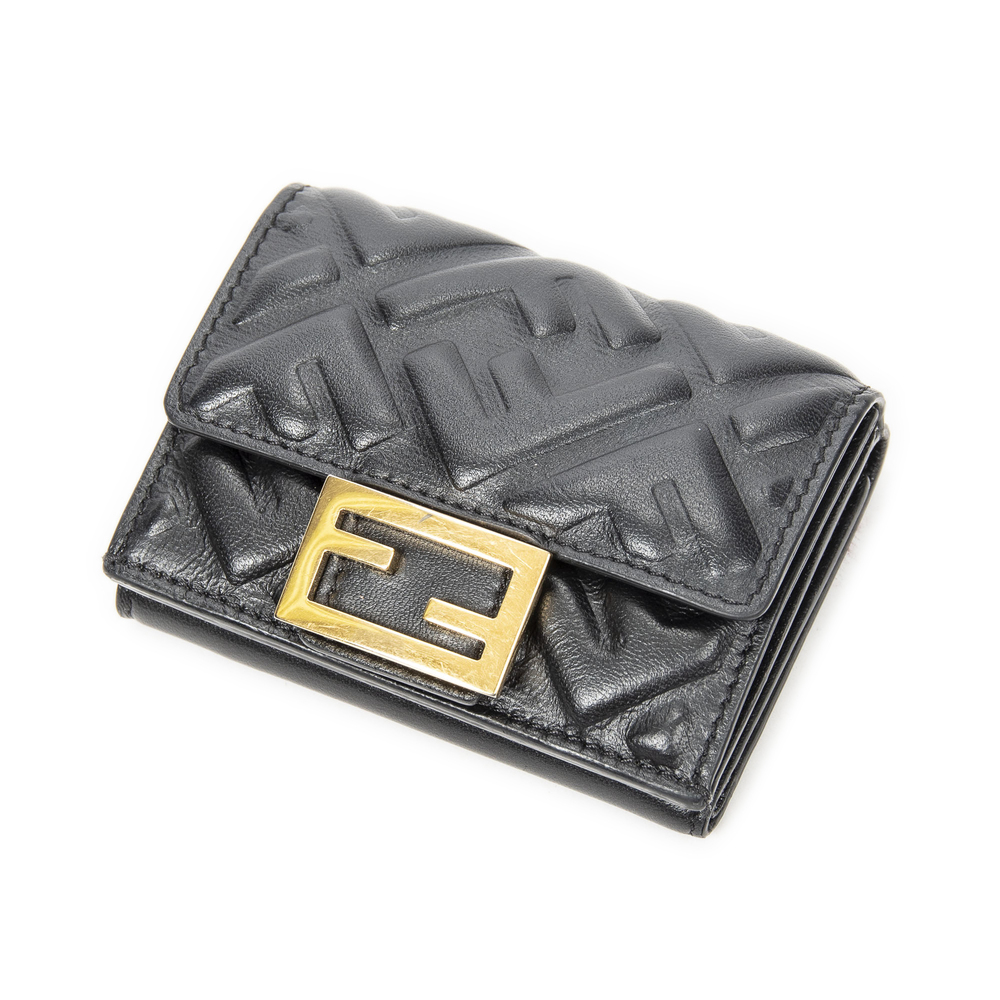 Fendi Baguette Micro Trifold Wallet